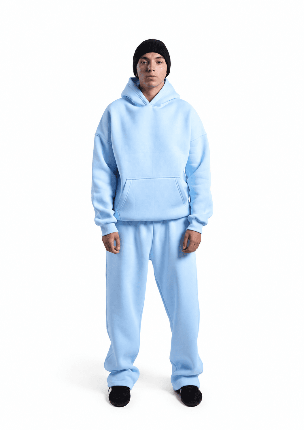 RAW Regular Hoodie — Baby Blue