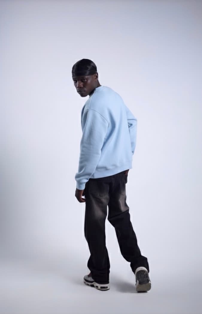RAW Short Neck Boxfit — Baby Blue