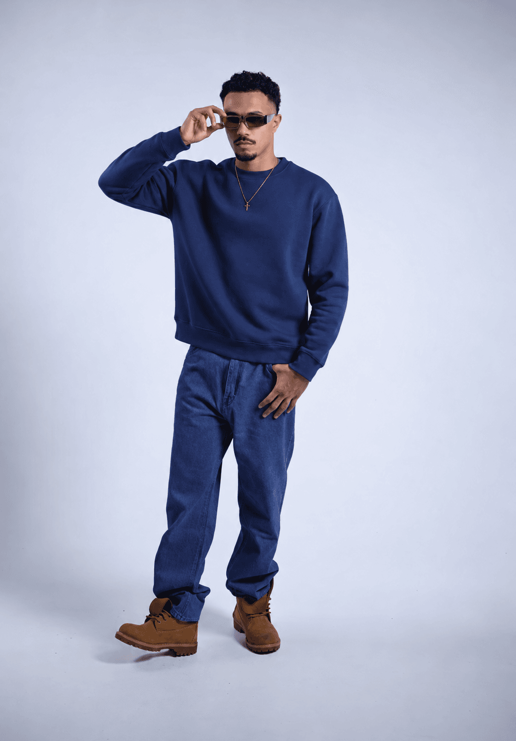 RAW Short Neck Boxfit — Navy